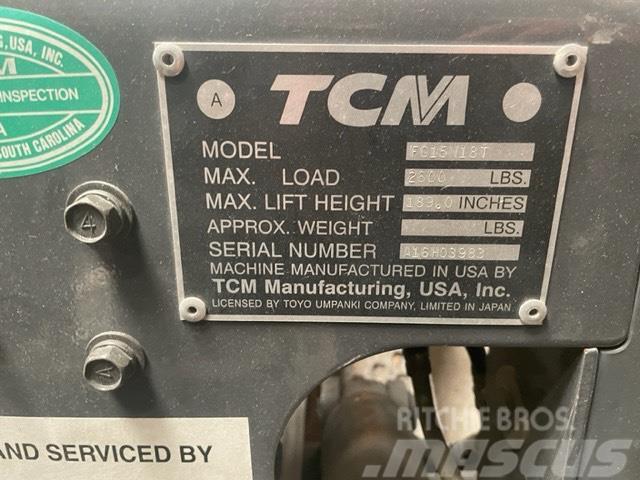 TCM FG15N18T Terrængående gaffeltruck