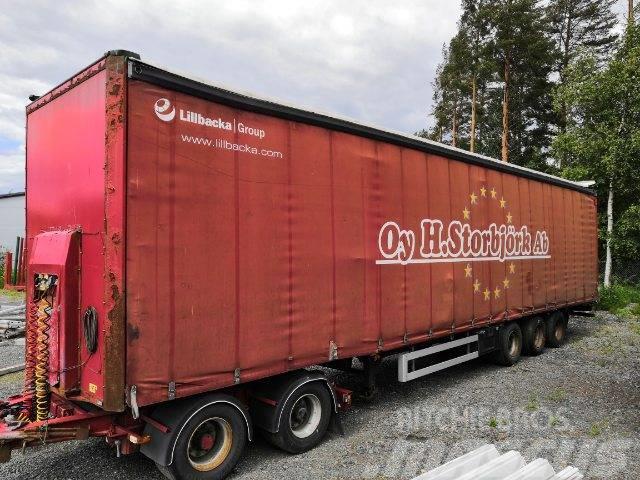  PWT Powerco trailers Puoliperävaunu Semi-trailer med Gardinsider