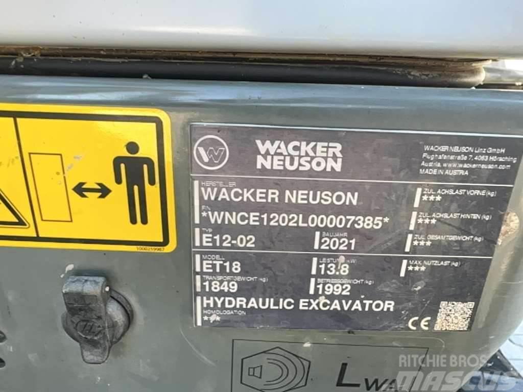 Wacker Neuson ET 18 Gravemaskiner på larvebånd
