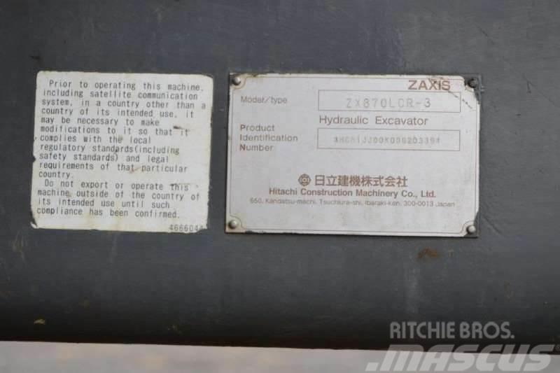 Hitachi ZX870 Minigravemaskiner