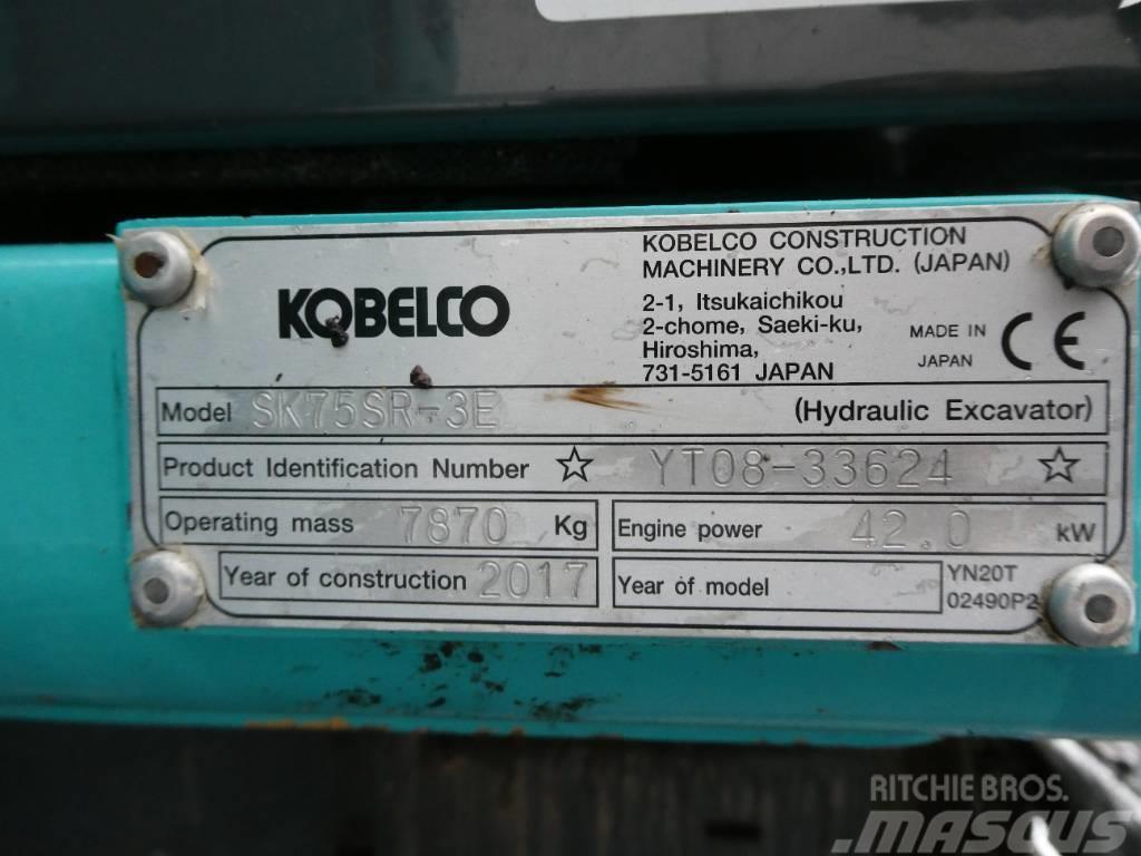 Kobelco SK 75 SR-3E Midi-gravemaskiner 7t - 12t