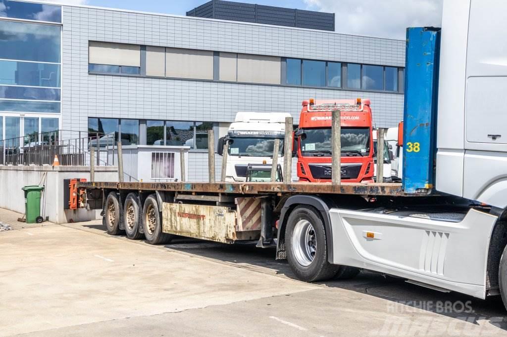 Krone SD27-39000 KG MTM Semi-trailer med lad/flatbed