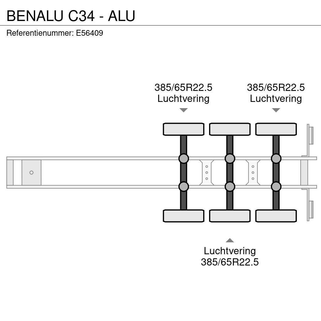 Benalu C34 - ALU Semi-trailer med tip