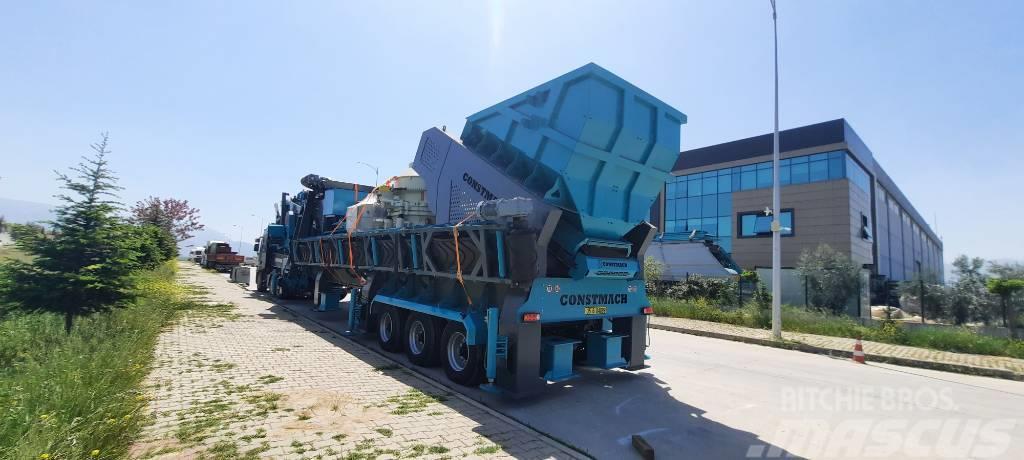 Constmach 250 TPH Mobile Jaw Crushing Plant - Stone Crusher Mobile knusere