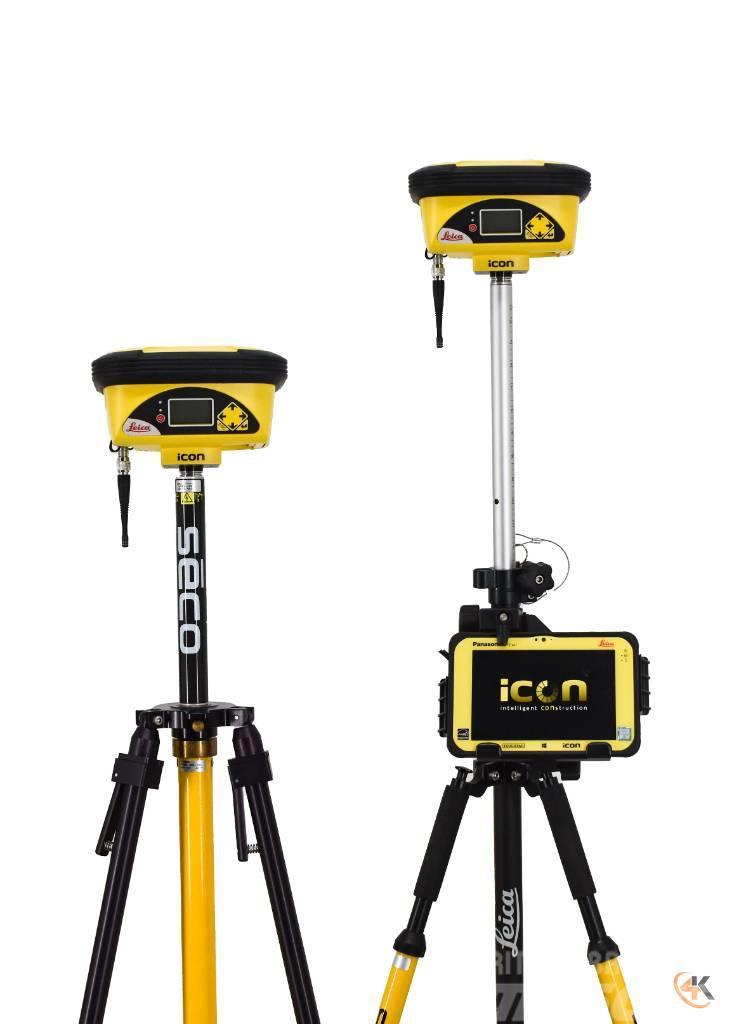 Leica iCON Dual iCG60 900MHz Base/Rover GPS w/ CC80 iCON Andet tilbehør