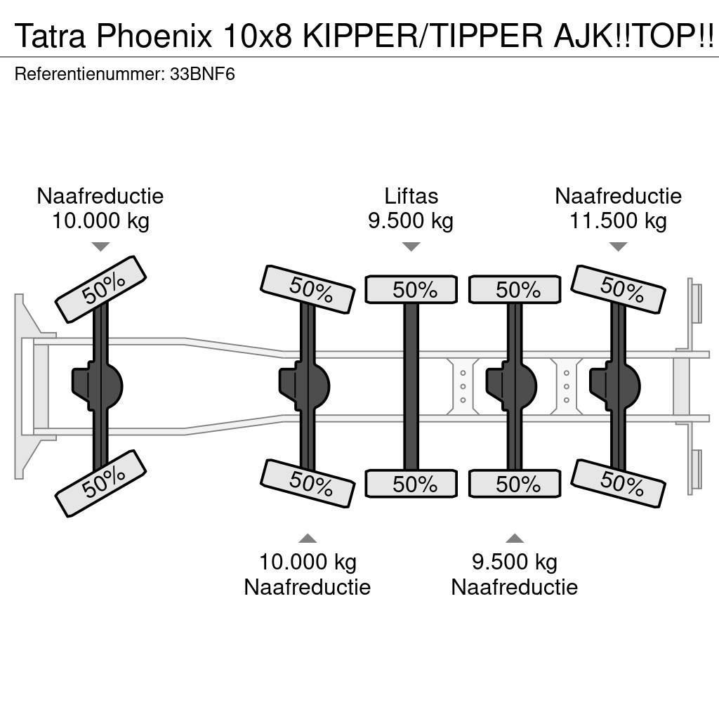 Tatra Phoenix 10x8 KIPPER/TIPPER AJK!!TOP!! Lastbiler med tip