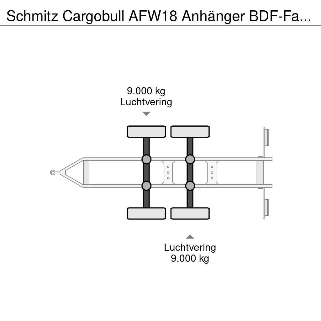 Schmitz Cargobull AFW18 Anhänger BDF-Fahrgestell Anhænger med containerramme
