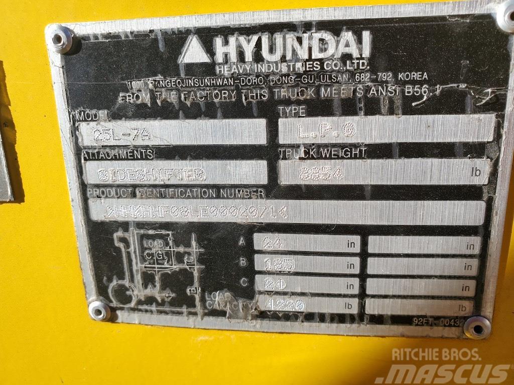 Hyundai 25 L-7 A Gaffeltrucks - andre