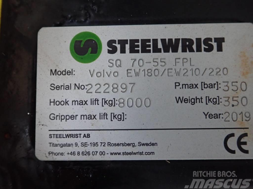 Steelwrist Vollhyd. SW SQ70 FPL passend Volvo EW180 Hurtigkoblere
