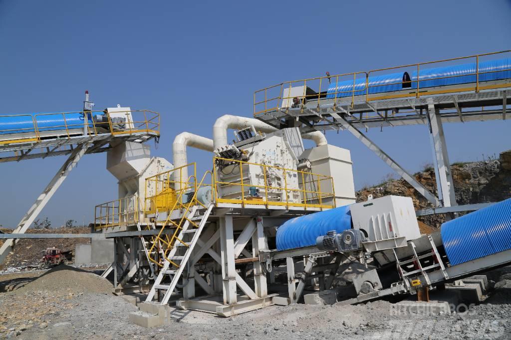 Kinglink 300TPH limestone crushing plant Produktionsanlæg til grusgrav m.m.