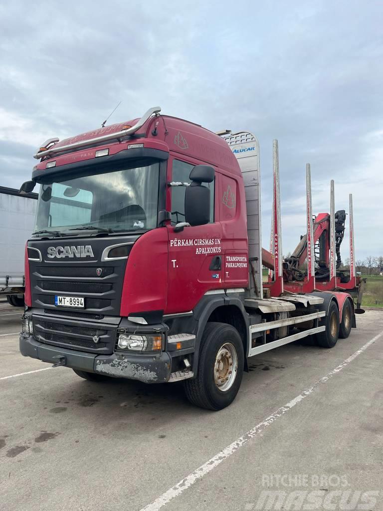 Scania R 500 Tømmertransport