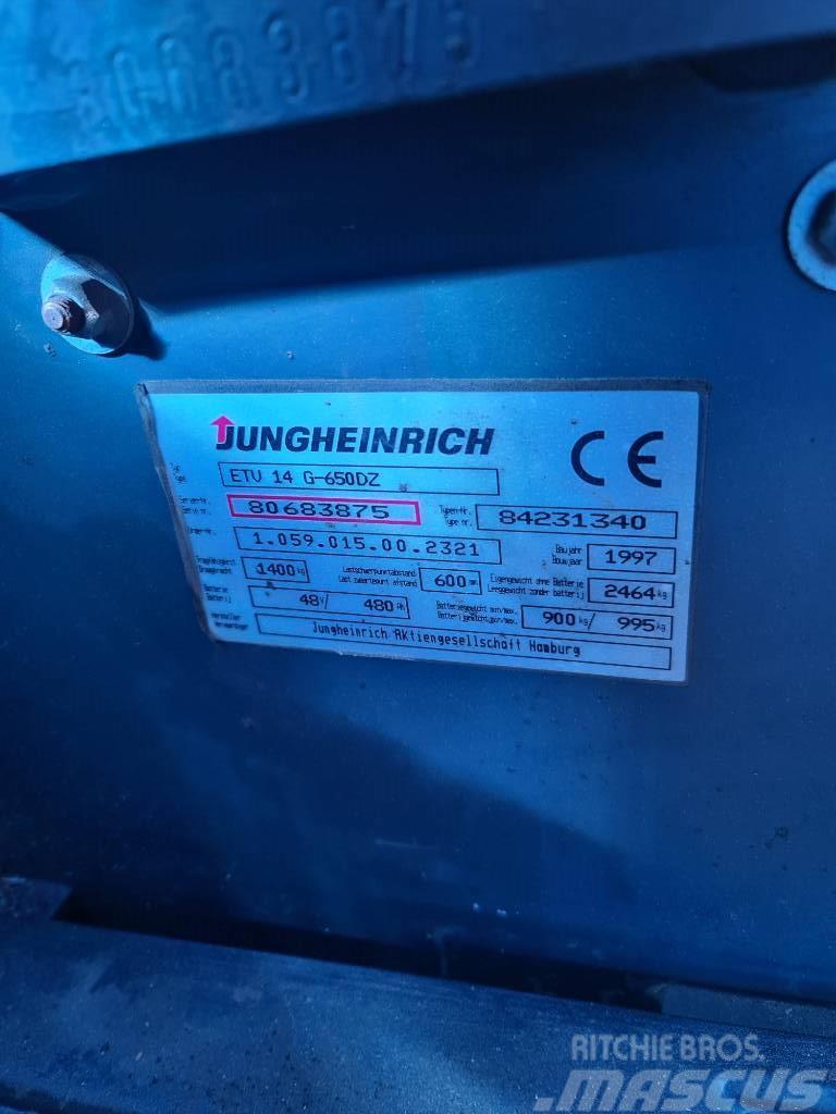 Jungheinrich ETV 14 Reachtruck