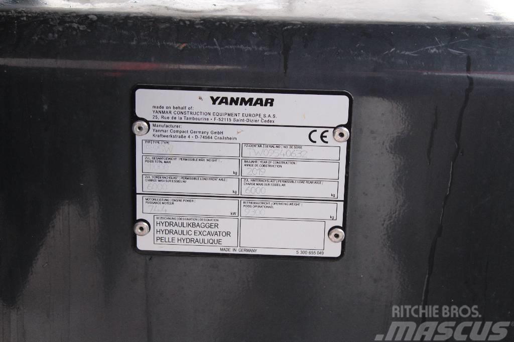 Yanmar B 95 W / Engcon EC-Oil, Rasvari, Lämmitin, ym! Gravemaskiner på hjul