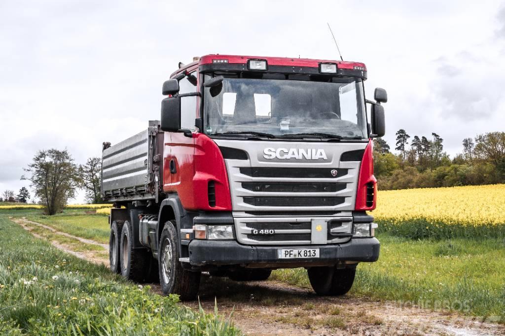 Scania 3-Seiten-Kipper Lastbiler med tip