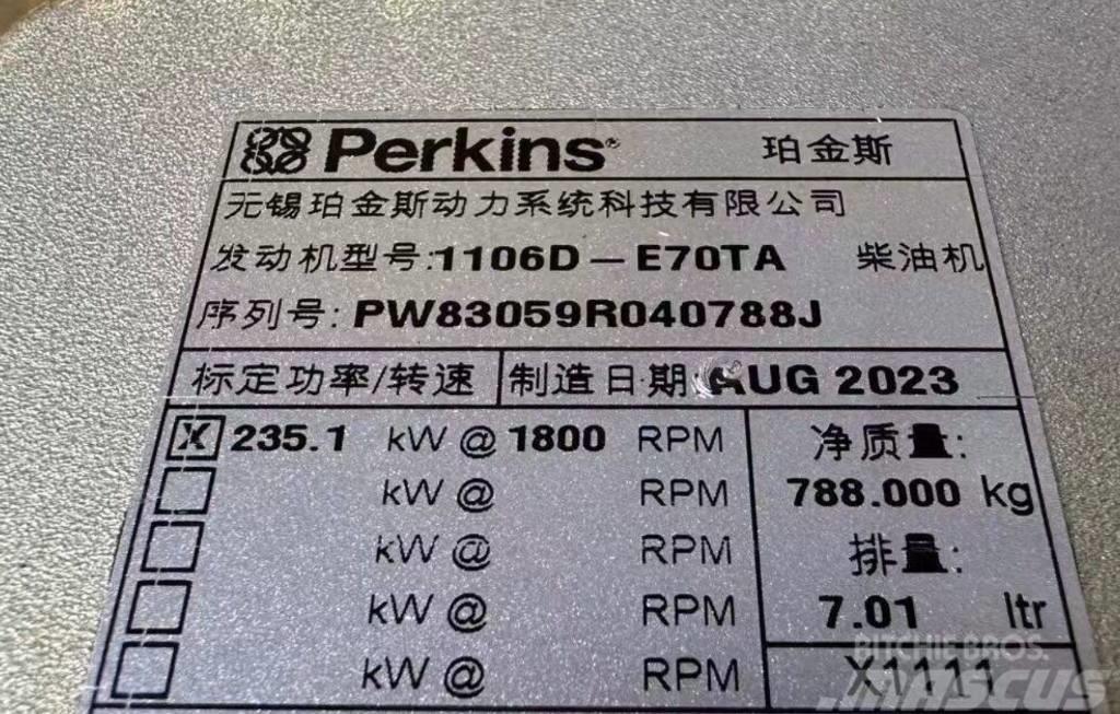 Perkins Series 6 Cylinder Diesel Engine 1106D-70ta Dieselgeneratorer