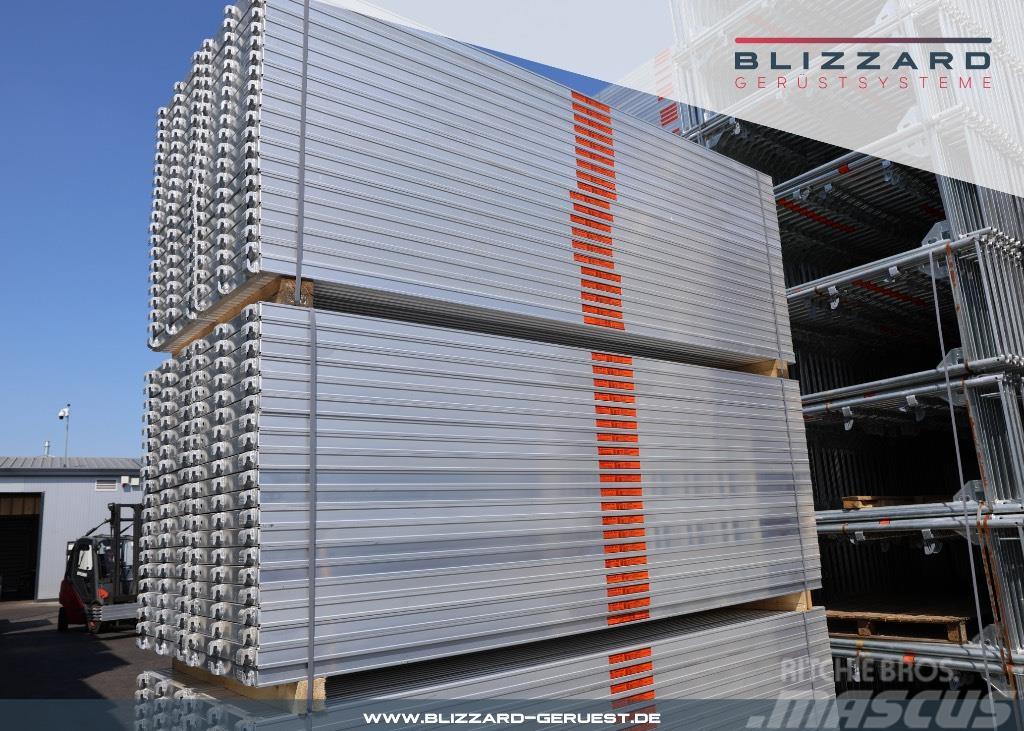 Blizzard S70 130,16 m² Arbeitsgerüst mit Aluböden Stillads udstyr