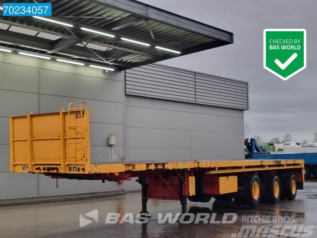 Floor FLDVO-25-30H 3 axles NL-Trailer 20 mtr extendable Semi-trailer med lad/flatbed