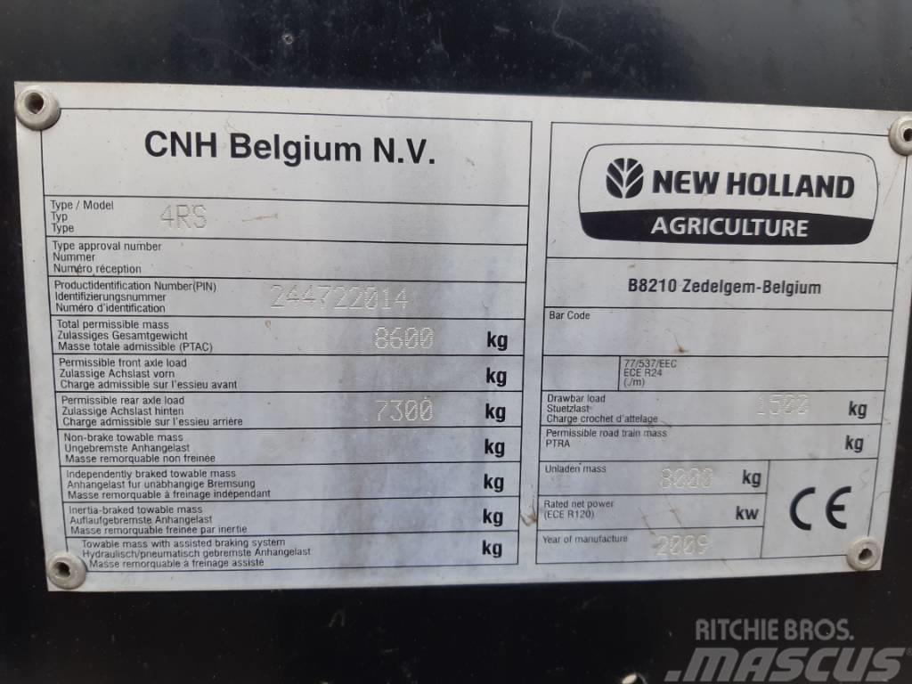 New Holland BB9060 RS, Fyrkantspress Pressere til firkantede baller