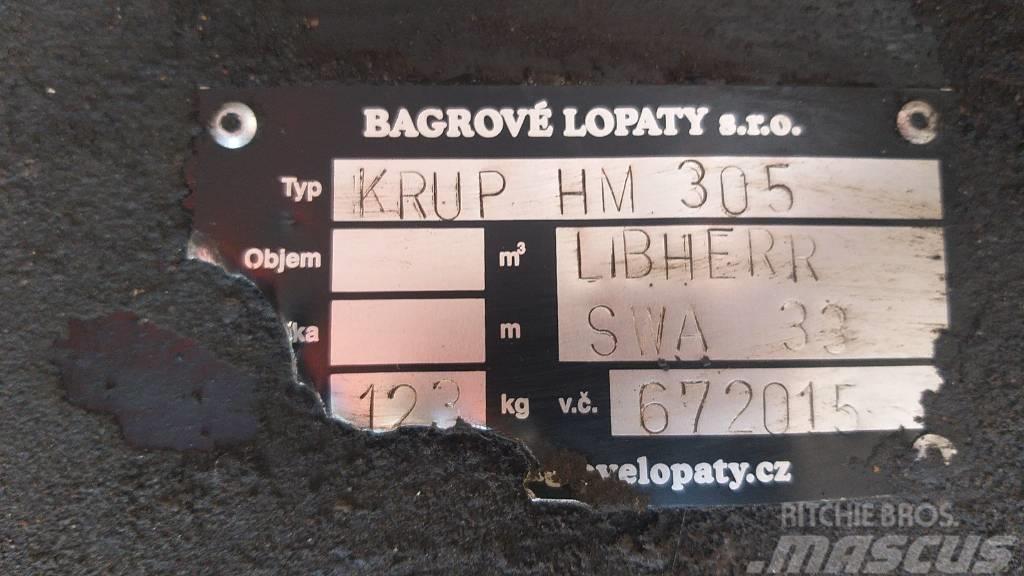  Bourací kladivo Krupp HM305 Hydraulik / Trykluft hammere