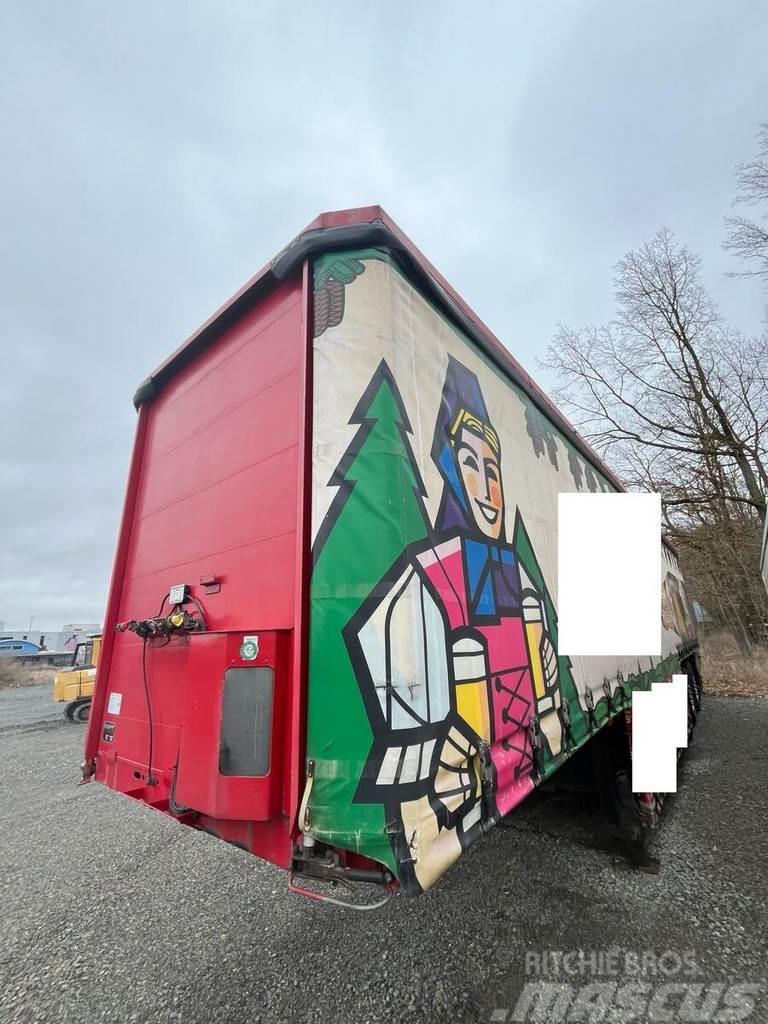 Kempf Planenauflieger Getränke Semi-trailer med Gardinsider