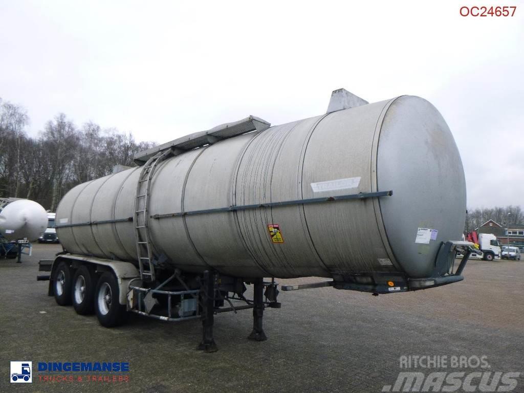 Trailor Heavy oil / bitumen tank steel 31.1 m3 / 1 comp Semi-trailer med Tank