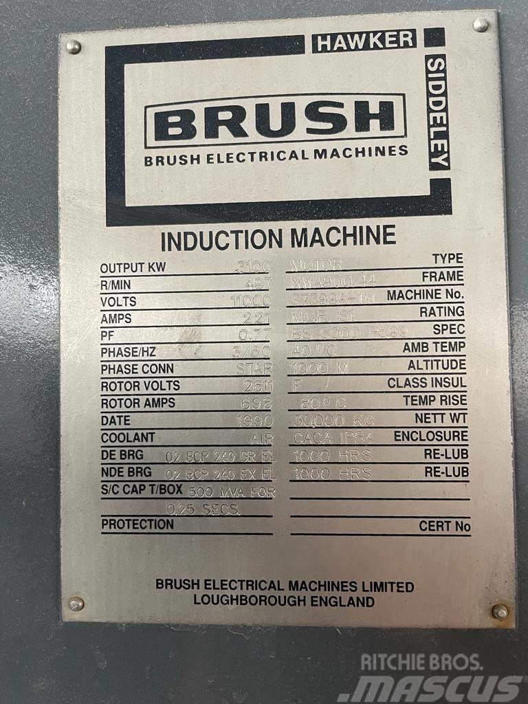  Brush 3100kW Motor Motor & Gear