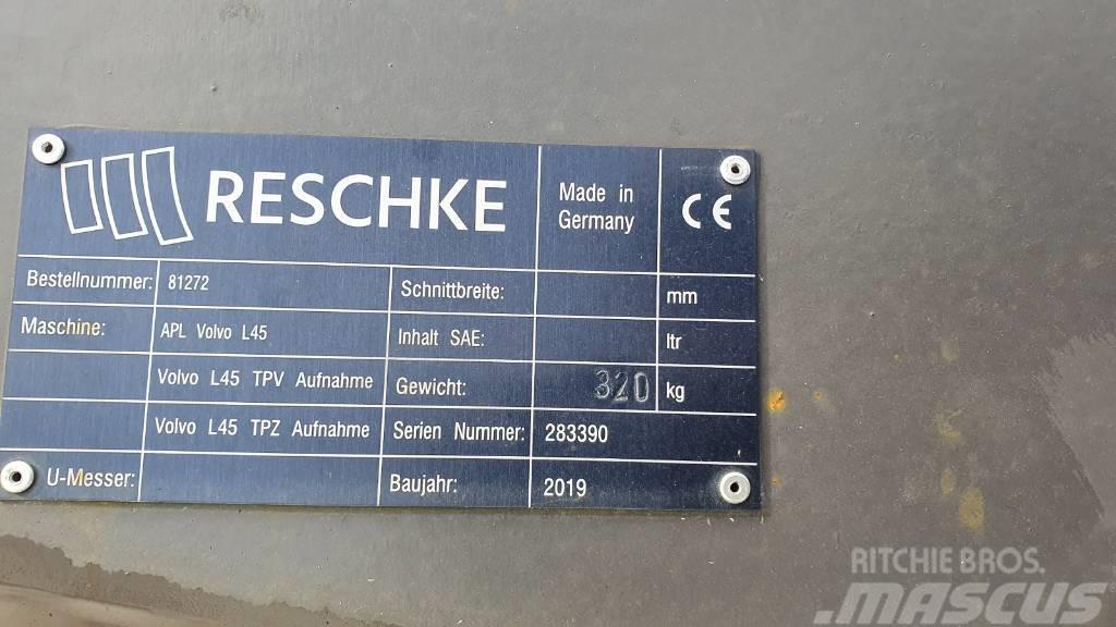 Reschke Adapterplatte von TPV auf TPZ für Volvo L45H Andet tilbehør