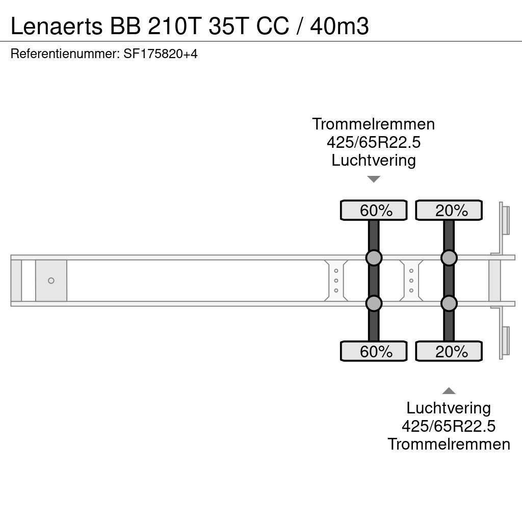 Lenaerts BB 210T 35T CC /  40m3 Semi-trailer med tip