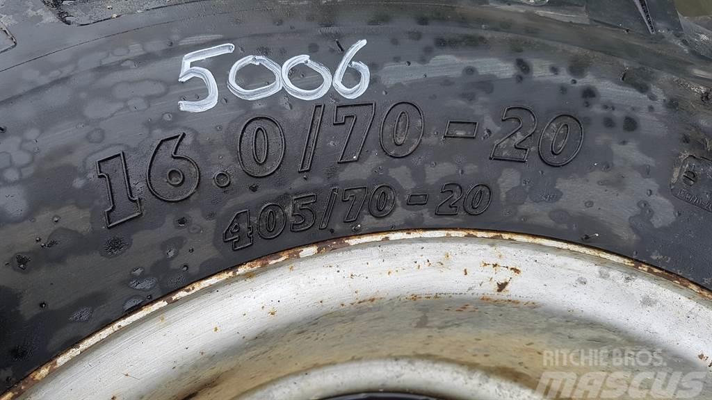 BKT 405/70-20 (16/70-20) - Tyre/Reifen/Band Dæk, hjul og fælge