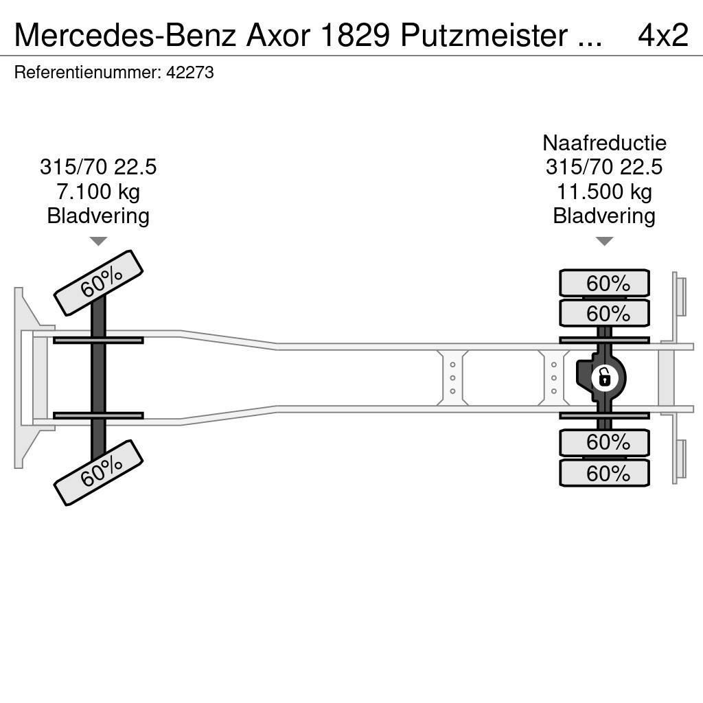 Mercedes-Benz Axor 1829 Putzmeister M20-4 20 meter Betonpumper