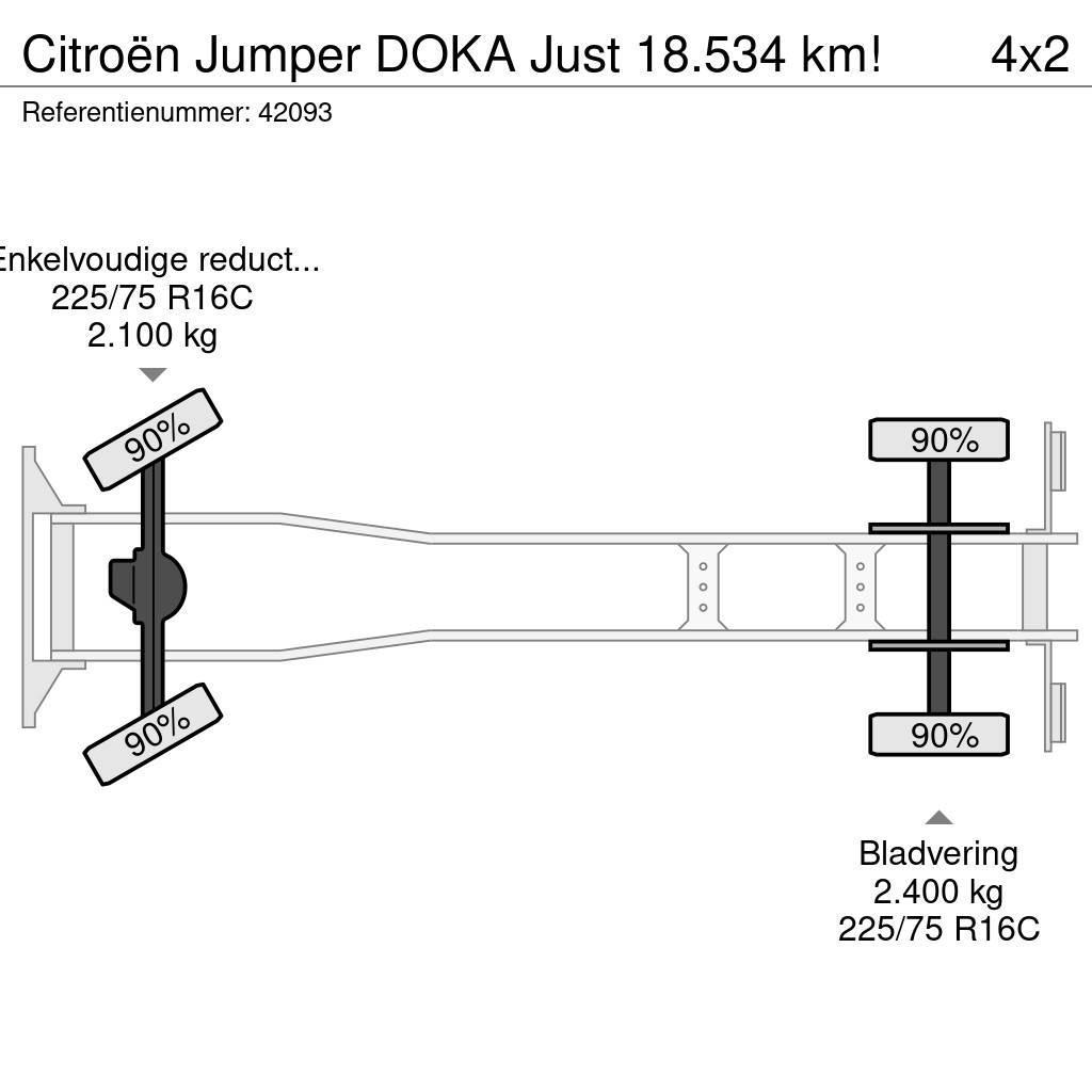Citroën Jumper DOKA Just 18.534 km! Lastbil med lad/Flatbed