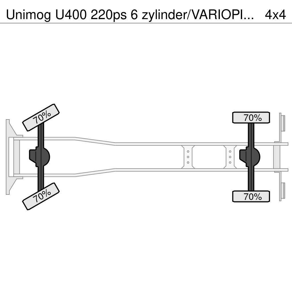 Unimog U400 220ps 6 zylinder/VARIOPILOT/HYDROSTAT/MULAG F Andre lastbiler