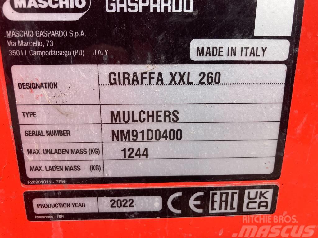 Maschio Giraffa 260 XXL HD Græsklippere og skårlæggere