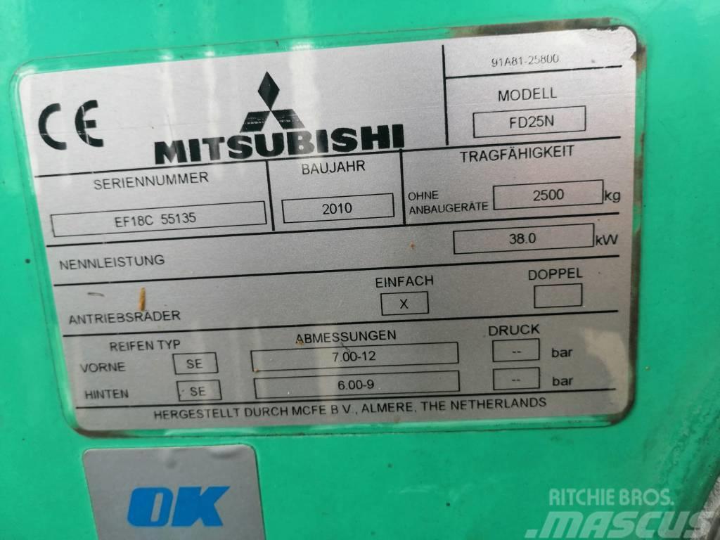 Mitsubishi FD25N Diesel gaffeltrucks