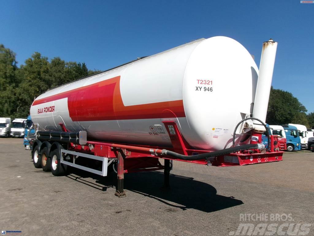 Feldbinder Powder tank alu (tipping) 60 m3 Semi-trailer med tip