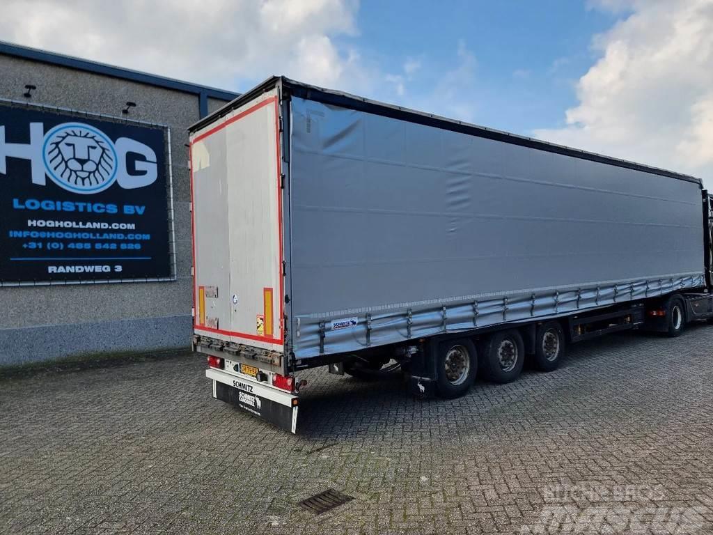 Schmitz Cargobull S01 Hydraulisch Hefdak Semi-trailer med fast kasse