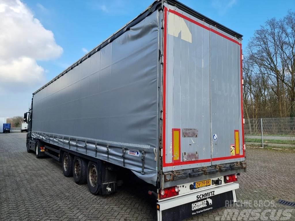 Schmitz Cargobull S01 Hydraulisch Hefdak Semi-trailer med fast kasse