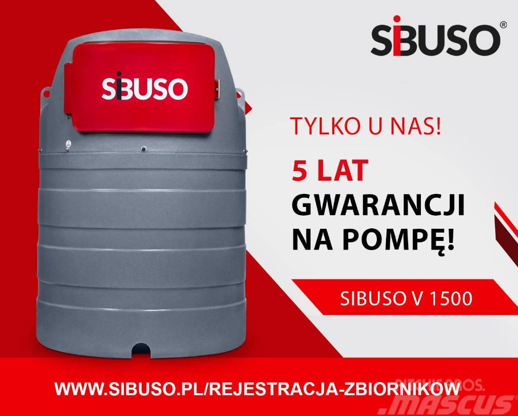Sibuso 1500L zbiornik dwupłaszczowy Diesel Tanke/Beholdere