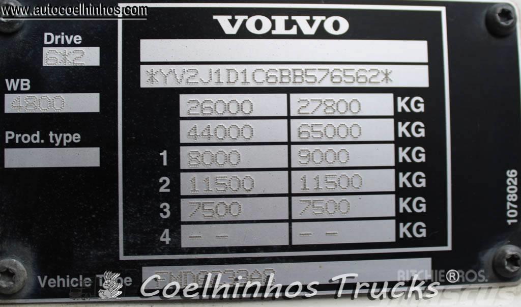 Volvo FMX 330 + Hiab 144 XS Lastbil med lad/Flatbed