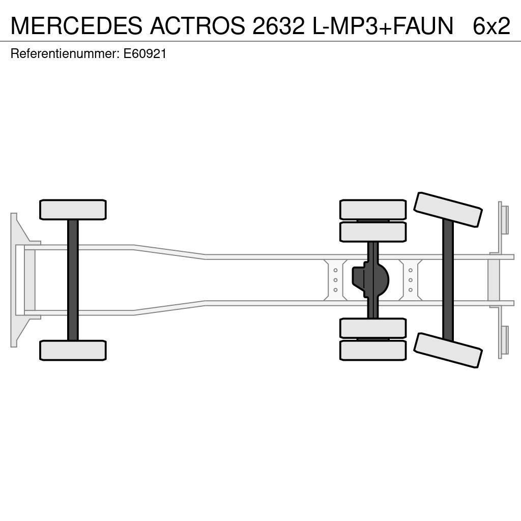 Mercedes-Benz ACTROS 2632 L-MP3+FAUN Renovationslastbiler