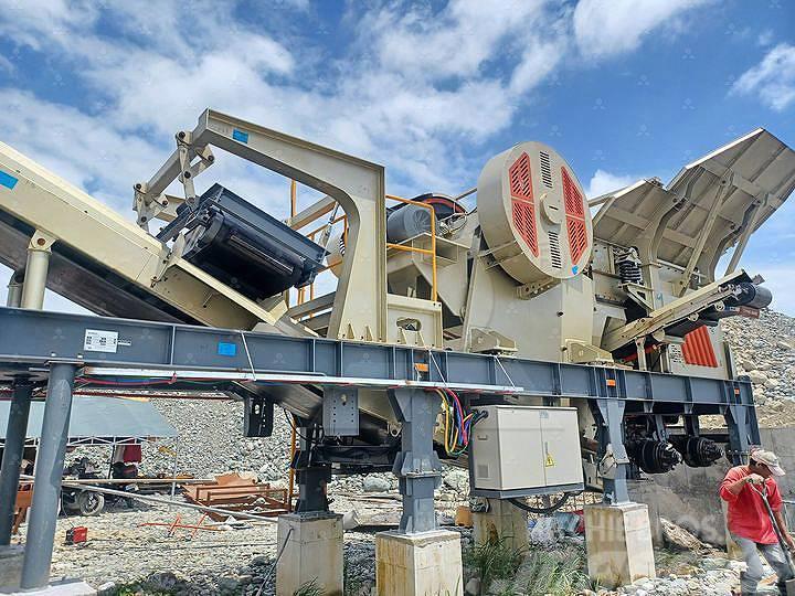 Liming NK75J mobile jaw crusher with cone crusher Mobile knusere