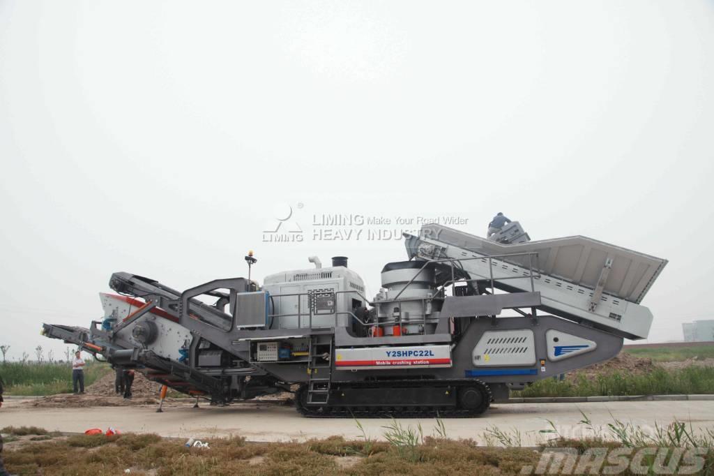 Liming Y3S2160 Mobile hydraulic Cone Crusher with Screen Mobile knusere