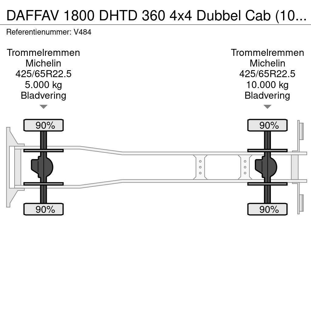 DAF FAV 1800 DHTD 360 4x4 Dubbel Cab (10 pers) Ziegler Brandbiler