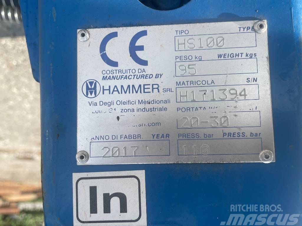 Hammer HS100 Hydraulic Breaker Skid steer Hydraulik / Trykluft hammere