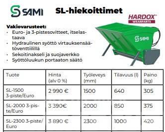 Sami SL-2000 Hiekoitin Sand- og saltspredere