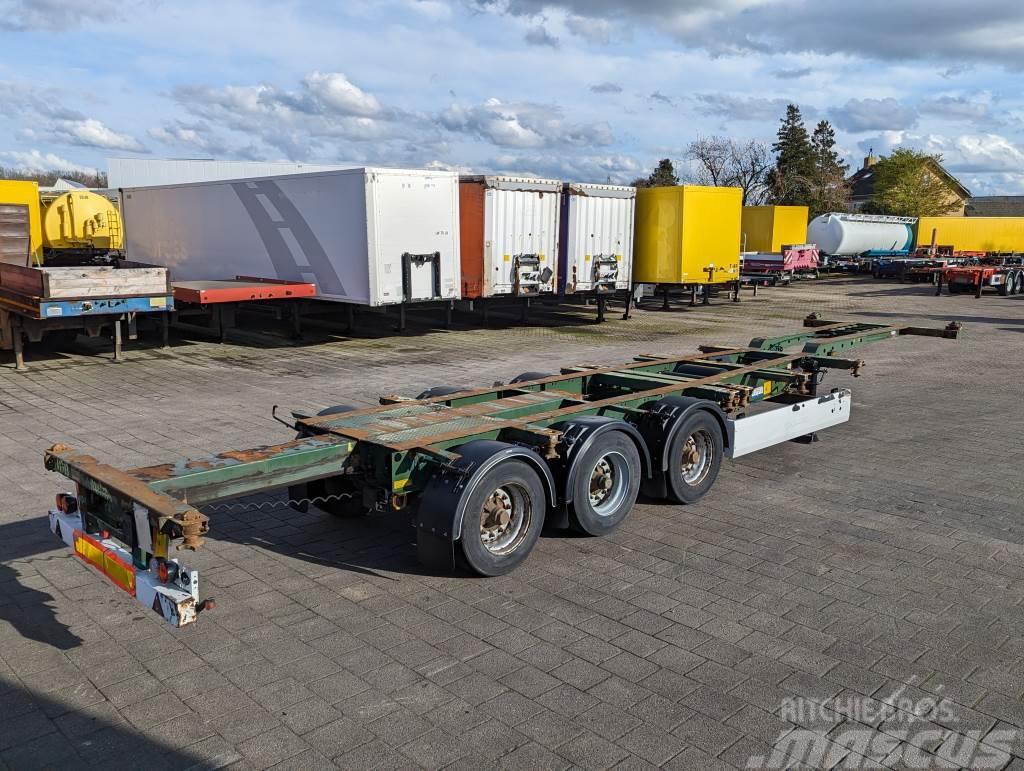 Krone SD 27 3-Assen BPW - Kont Schuiver - DrumBrakes - 5 Semi-trailer med containerramme
