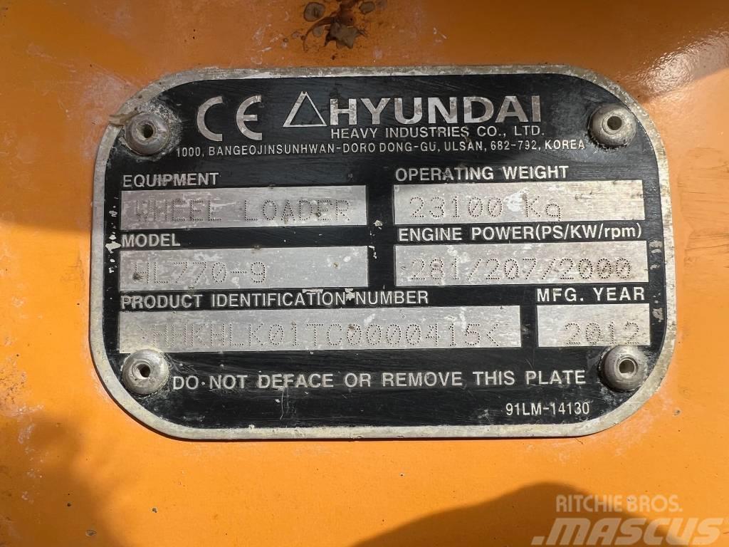 Hyundai HL 770-9 Læssemaskiner på hjul