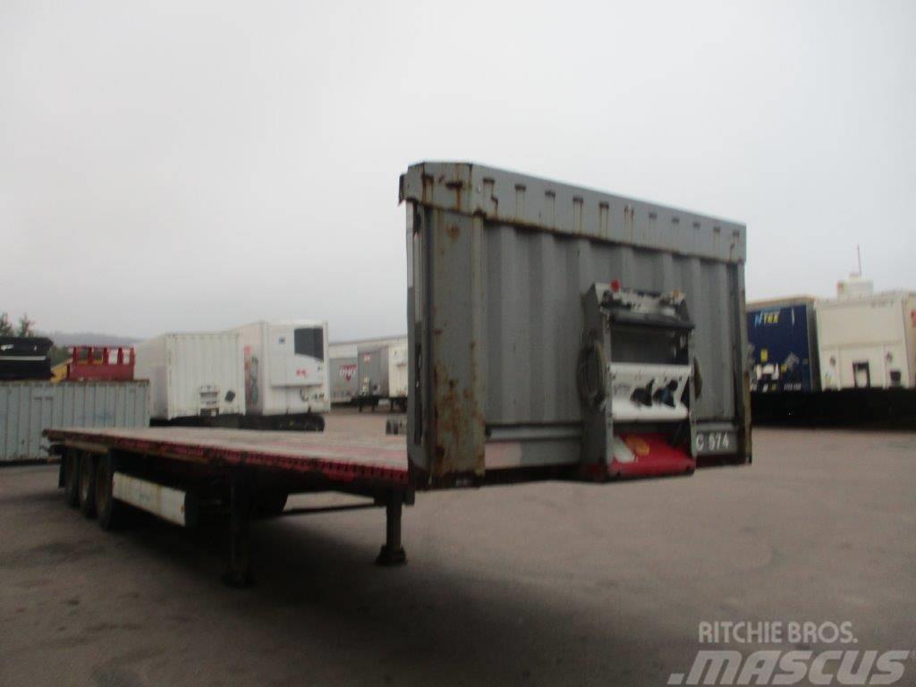 Krone FLAKTRAILER Semi-trailer med lad/flatbed