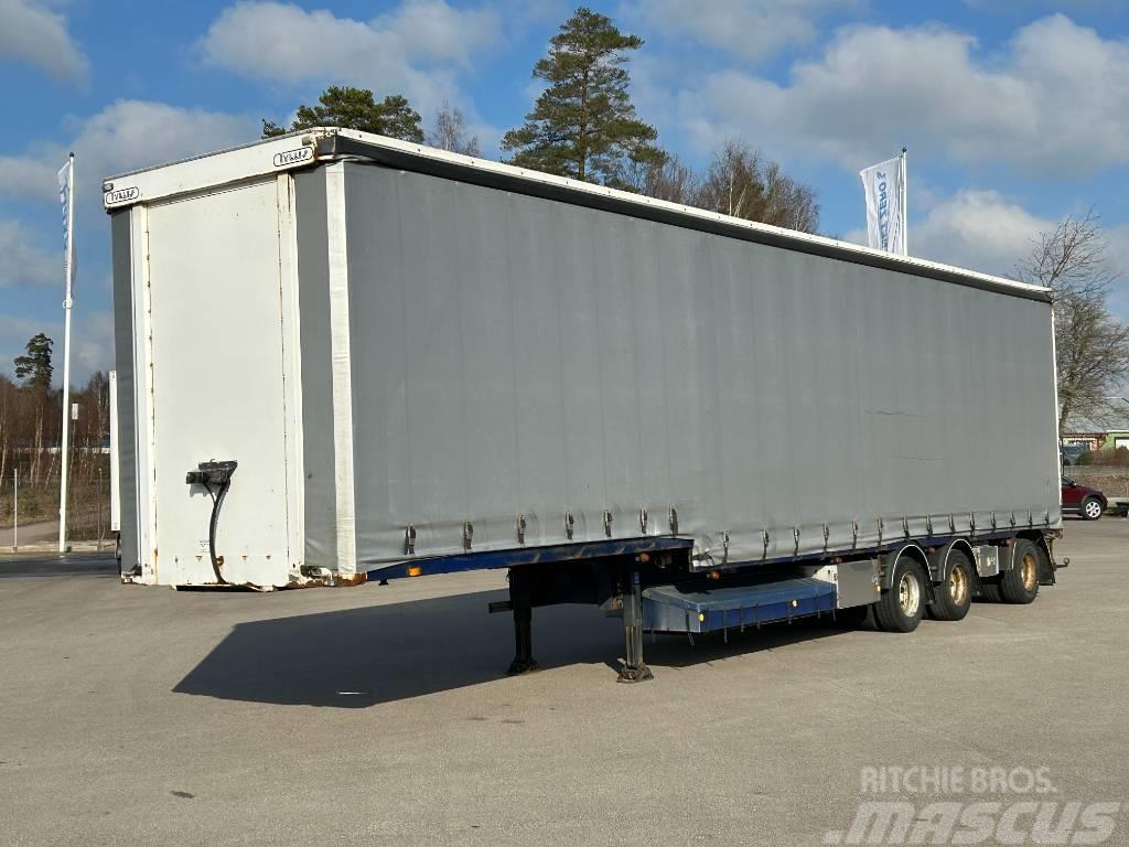 Tyllis Kapell /Jumbotrailer,CMZ 435 Semi-trailer med Gardinsider