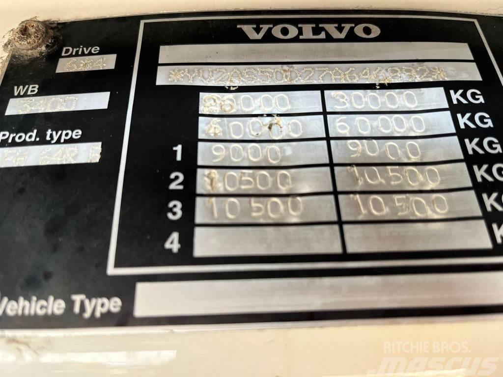 Volvo FH 13 520 6x4 VEB+ / FULL STEEL / BOX L=4560 mm Lastbiler med tip